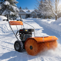 Machine à déneiger avec tête de souffleur à neige et lame à neige en option pour les terrains de jeux scolaires