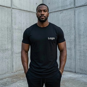 T-shirt d'entraînement unisexe en maille à impression par transfert thermique, doux au toucher, pour le fitness et la gym, conception personnalisée par le fabricant - Product Image 1