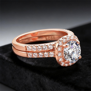 Anillo Clásico Cuadrado con Corte Princesa, Circonita Cúbica, Plata de Ley 925, Anillo de Compromiso y Boda - Product Image 5