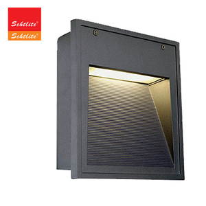 Lámpara de pie de esquina para exteriores, pasillo, escalera, paso, CATANIA IP65, superficie de aluminio impermeable, luz de pared empotrada LED - Product Image 2