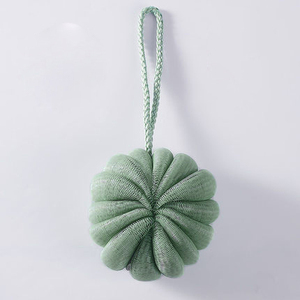 Large Soft Pumpkin <b>Shower</b> Ball Bubble Net Bath Flower Luxury Mesh Loofah Rubbing Bath Towel <b>Shower</b> Flower Wholesale - Product Image 6