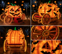 Décoration d'événements et de fêtes pour enfants : Arbre parlant en acier personnalisé taille réelle pour parc d'attractions d'horreur - Spécial Halloween