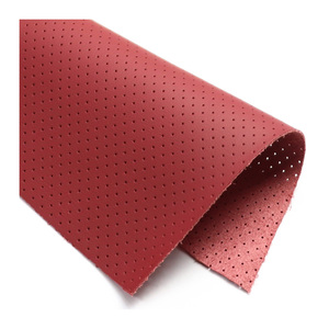 Tissu en <span class=keywords><strong>cuir</strong></span> microfibre perforé, <span class=keywords><strong>cuir</strong></span> synthétique respirant <span class=keywords><strong>pour</strong></span> sièges de voiture, matériaux d'intérieur automobile - Product Image 5