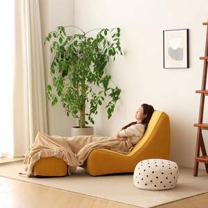 Sofá <span class=keywords><strong>Cama</strong></span> Reclinable Moderno con Funda Lavable y Suave para Sala <span class=keywords><strong>de</strong></span> Estar, Dormitorio, Habitación <span class=keywords><strong>de</strong></span> Invitados, Baño - Product Image 4