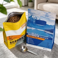 Sachet Doypack Personnalisé Anti-humidité pour Aliments pour Animaux (Chats, Chiens) – Emballage Plastique Coloré Certifié Halal, Prêt à l'emploi pour Gelée