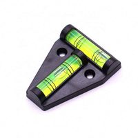 Niveau à bulle REALMAX horizontal en plastique mini type T, niveau triangulaire de type T, niveau de mesure, niveau à bulle, inclinomètre
