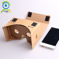 Approvisionnement direct usine VR1001 Lunettes de réalité virtuelle 3D en carton pour smartphone DIY Yiwu