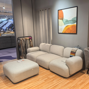 Hiện đại đơn giản cắt điều chỉnh vải hình chữ nhật sofa couch <span class=keywords><strong>Set</strong></span> cho phòng khách tính năng đồ nội thất - Product Image 6