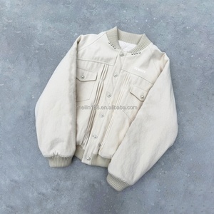 Factory <b>Custom</b> <b>Denim</b> <b>Jacket</b> Winter Warm Wear High Quality Button up <b>Jacket</b> Lining 100% Cotton Satin Workwear <b>Jackets</b> Unisex - Product Image 1