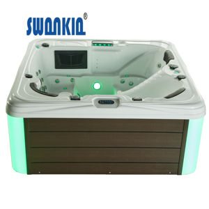 อ่างน้ำวนอะคริลิคควบคุมหรูหราฟังก์ชั่นอ่างสปาร้อนจากุซซี่ - Product Image 1