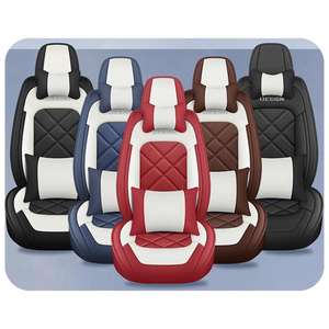 Lulu An01 Pvc Full Pu Pvc cuero moda fundas de asiento de coche para Toyota Sportage Highlander Prius 6 Ecosport A5 <span class=keywords><strong>Santana</strong></span> Santa Fe - Product Image 3