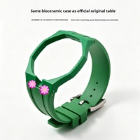 Nouveau bracelet de montre en silicone liquide pour Ap&Swatch Royal POP 2 en 1, étui et bracelet, bracelet de montre sport de luxe réglable