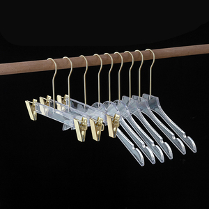 Alta qualità chiara plastica acrilica di <span class=keywords><strong>lusso</strong></span> appendiabiti personalizzati per l'installazione di cappotti a livello singolo con Logo uso bagno guardaroba - Product Image 3