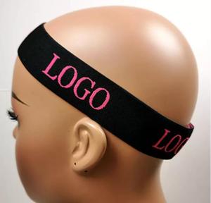 Logo personalizzato regolabile di alta qualità tessuto fettuccia Melt <span class=keywords><strong>Band</strong></span> Edge <span class=keywords><strong>Slayer</strong></span> frontale Head Wraps parrucca per capelli in pizzo fascia elastica per parrucche - Product Image 5