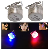 Boucles d'oreilles à clip LED lumineuses, clignotantes, accessoires de fête, unisexe pour hommes et femmes, offres spéciales