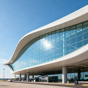 Free Sample-Vacuum Double Glazed Glass Curtain Wall Industrial Use Quiet Space Soundproofing Eco-Friendly Solar <strong>Greenhouse</strong> - Product Image 2