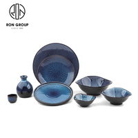 Vente chaude Traiteur Mélamine Porcelaine Céramique Vaisselle Dîner Commercial Couverts Assiette Plat Bol Restaurant Vaisselle Ensemble