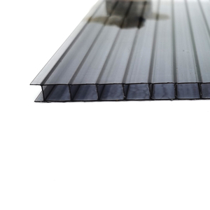 Hoja hueca de policarbonato de 5mm Hoja hueca de policarbonato de <span class=keywords><strong>pared</strong></span> múltiple <span class=keywords><strong>Precio</strong></span> Paneles de techo de PC Plástico de invernadero - Product Image 1