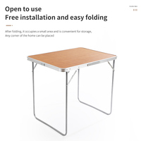 Vente en gros d'usine de mini table pliante et chaises personnalisées Tables d'événement d'intérieur pour barbecue en plein air