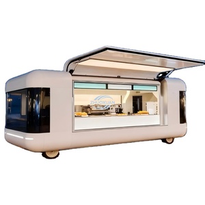 Camión de Comida Móvil Tipo Furgoneta para Helados, Totalmente Equipado, Barra Móvil, Remolque de Comida Rápida, Carrito de Hamburguesas y Pizza - Product Image 1