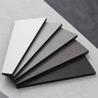 Plaque stratifiée compacte HPL noire de 12 mm, très vendue, pour panneau de porte de salle de bain