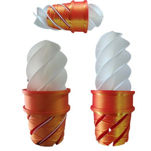 Juguete Educativo de Alta Calidad, Cono Piramidal Espiral de Plástico PLA Impreso en 3D Personalizable 2025 - Product Image 1