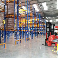 Système de rayonnage industriel en acier pour palettes, unité de stockage robuste, livraison directe d'usine