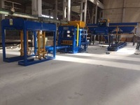 Machine de fabrication de blocs de béton entièrement automatique 5-15, machine à briques de béton pour usine