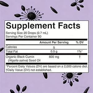 <span class=keywords><strong>Aceite</strong></span> <span class=keywords><strong>de</strong></span> <span class=keywords><strong>Semillas</strong></span> <span class=keywords><strong>de</strong></span> Comino Negro OEM, Suplemento para Adultos para el Apoyo Inmunológico y la Energía, Promueve la Salud General, Ingredientes Orgánicos - Product Image 5