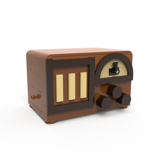 Buildmoc Radio Puzzle Building Block Legoing Toy Puzzle Box Age 8 Ages 4-8 Blocks Toy For Kids Birthday Gift