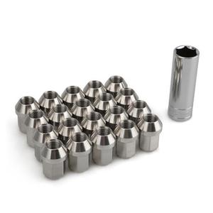 Écrous de roue M12 M14 en acier inoxydable 304, hexagonaux, longueur 19mm 35mm, trou aveugle pour réparation et remplacement de roues - Product Image 1