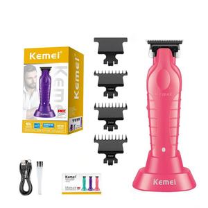 केमेई इलेक्ट्रिक हेयर ट्राइमर KM-2299D के साथ बेस इलेक्ट्रिक थ्रस्टर हेयर KM-2299 के लिए यूएसबी ऑयल हेड कार्विंग हेयर क्लिपर चार्ज - Product Image 3