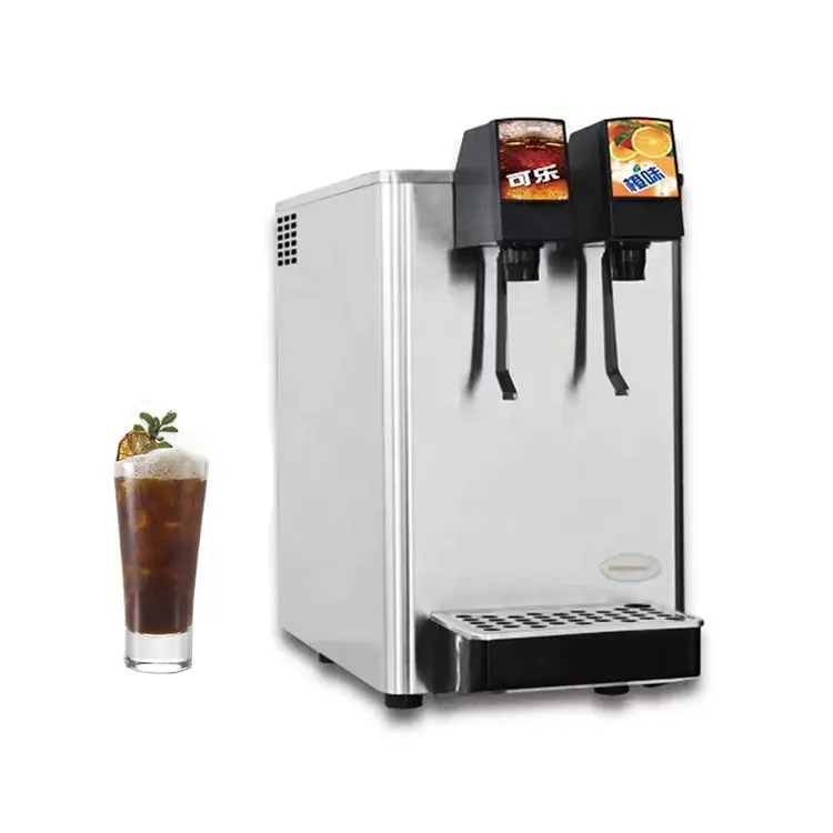 Certificate CE Commercial Ice Cold Soda Fountain Drink Cola Beverage Post Mix Maker Dispenser Machine