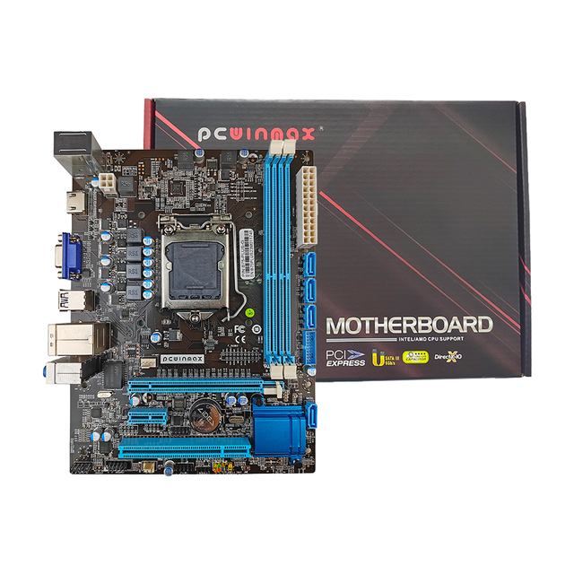 PCWINMAX B75 LGA1155 DDR3 Micro ATX Gaming Motherboard Original Wholesale with B75 Chipset for 2nd 3rd Gen I3 I5 I7
