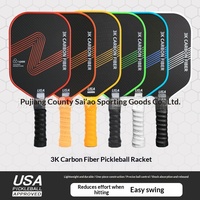 Raquette de pickleball en fibre de carbone pressée à chaud transfrontalière T700, finition mate texturée, qualité compétition, 44 700g