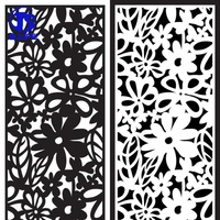 Panneaux de clôture décoratifs découpés au laser CNC, panneaux de séparation extérieurs en aluminium pour jardin, écran de décoration pour l'intimité