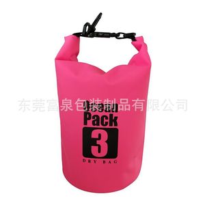 Vente chaude pour rose 3L Sports de plein air sac étanche Style de mode seau de natation avec fermeture à glissière - Product Image 4