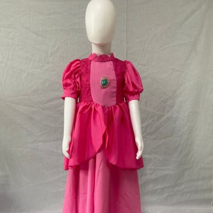 Vestido Color Durazno, Vestido de <span class=keywords><strong>Princesa</strong></span> Flor de Durazno, Vestido Formal para Niña, <span class=keywords><strong>Mario</strong></span> - Product Image 2