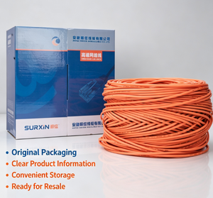 <span class=keywords><strong>Cable</strong></span> LAN de Alta Velocidad Cat5e Cat6 Cat6A para Interiores, Par Trenzado UTP STP FTP <span class=keywords><strong>Cat</strong></span> 6 <span class=keywords><strong>6A</strong></span> 23AWG 0.56mm BC CCA 1000 pies, <span class=keywords><strong>Cable</strong></span> Impermeable - Product Image 5