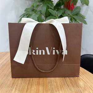 Sac d'emballage en papier de luxe personnalisé, cosmétiques, vêtements, shopping, poignée découpée, sac cadeau personnalisé avec votre propre logo - Product Image 4