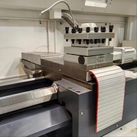 Tour CNC horizontal économique Stock Zede CK6150 à 2 axes avec commande GSK, robuste pour le tournage d'arbres, tour à banc plat