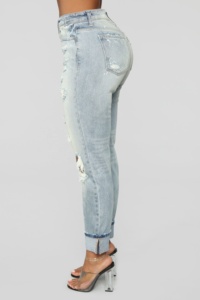 Alta cintura <span class=keywords><strong>jeans</strong></span> de mamá proveedor de China mano pintado <span class=keywords><strong>jeans</strong></span> - Product Image 5