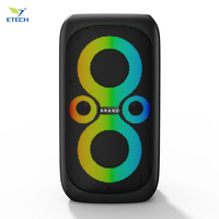 Enceinte portable 10W avec lumières LED colorées, basses profondes, autonomie de 10h, appairage TWS pour la maison, l'extérieur et les voyages