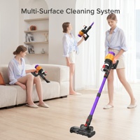 Aspirateur sans fil GV20 30Kpa, forte aspiration, moteur sans balais, filtre HEPA, multi-cyclone, parfait pour les tapis, les parquettes et les carreaux