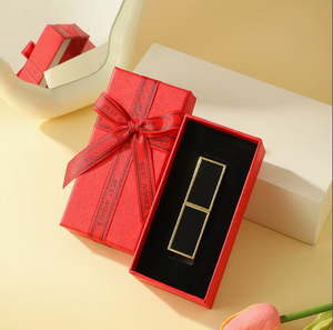 Wholesale Custom LOGO Ready stock Dark Green Lipstick Gift <b>Box</b> Birthday Gift Perfume High-end Gift Packaging Ins-style Bow <b>Box</b> - Product Image 1