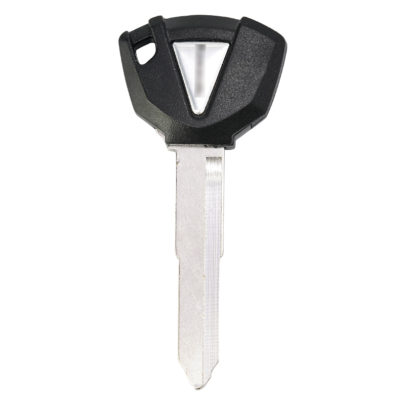 Black Left Slot Universal Motorbike Part Blade Uncut Blank Motorcycle Transponder Key Cover Case Fob for Kawasaki