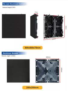 Jode P3.91 кинотеатр светодиодный дисплей рекламный водонепроницаемый ТВ гигант Novastar светодиодный настенный видеоэкран для аренды наружного - Product Image 4