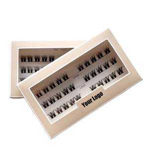 Pestañas Segmentadas Pre-cortadas Hechas a Mano, 8mm-16mm, 12 Filas, Curvatura C, <span class=keywords><strong>D</strong></span>, CC, Banda Superfina, Fibra PBT China, <span class=keywords><strong>Isabella</strong></span> Colorful - Product Image 2