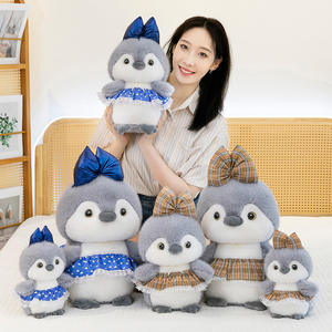 Bambole pinguino di alta qualità giocattoli di peluche bambole di stoffa <span class=keywords><strong>blu</strong></span> cuscini per dormire decorazione regalo per bambini <span class=keywords><strong>pinguini</strong></span> peluche - Product Image 4