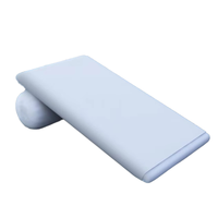 Gymall Aufblasbare PVC-Sprungbrett-Rampe Sichere Freestyle-Sprung-Stunt-Wasserplattform für Wasserskifahren und Fitnessstudio-Nutzung